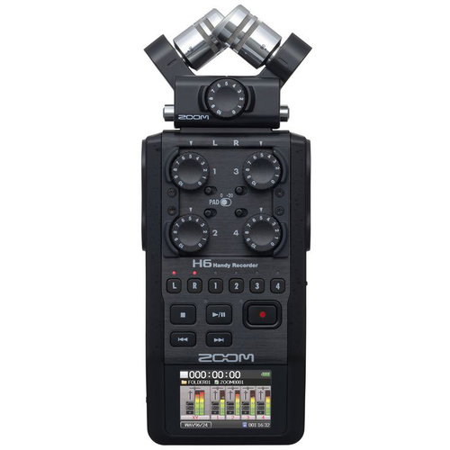 Zoom H6 Audio-Recorder Schwarz