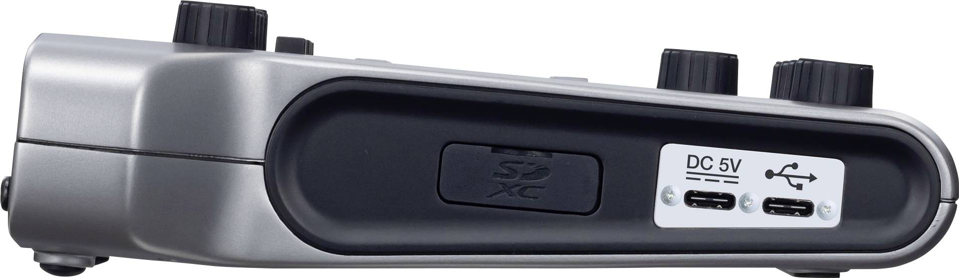 Zoom PodTrak P4 Mobiler Audio-Recorder Silber