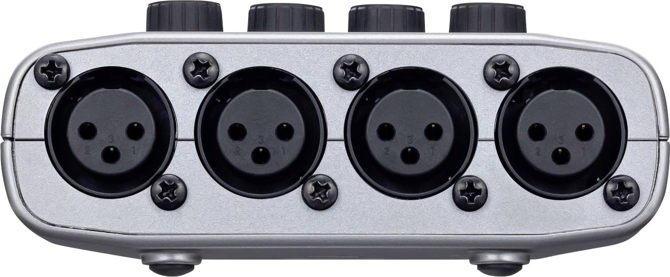 Zoom PodTrak P4 Mobiler Audio-Recorder Silber