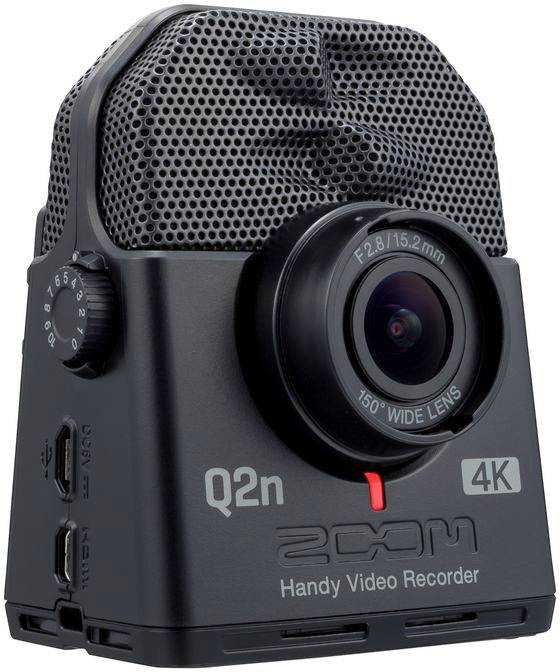 Zoom Q2n-4k Mobiler Audio-Recorder Schwarz