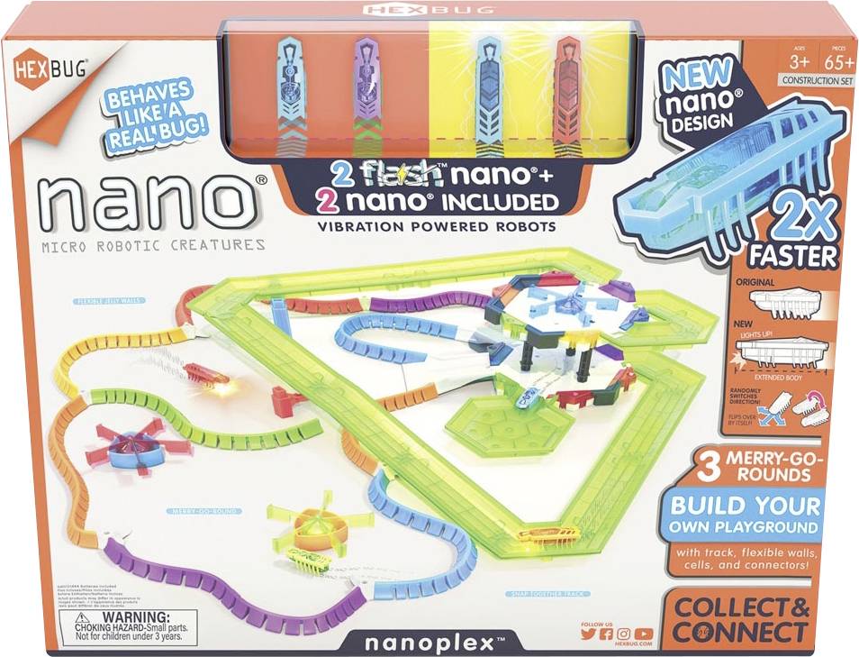 HexBug Nano Flash Nanoplex-Habitat 67-teilig Spielzeug Roboter