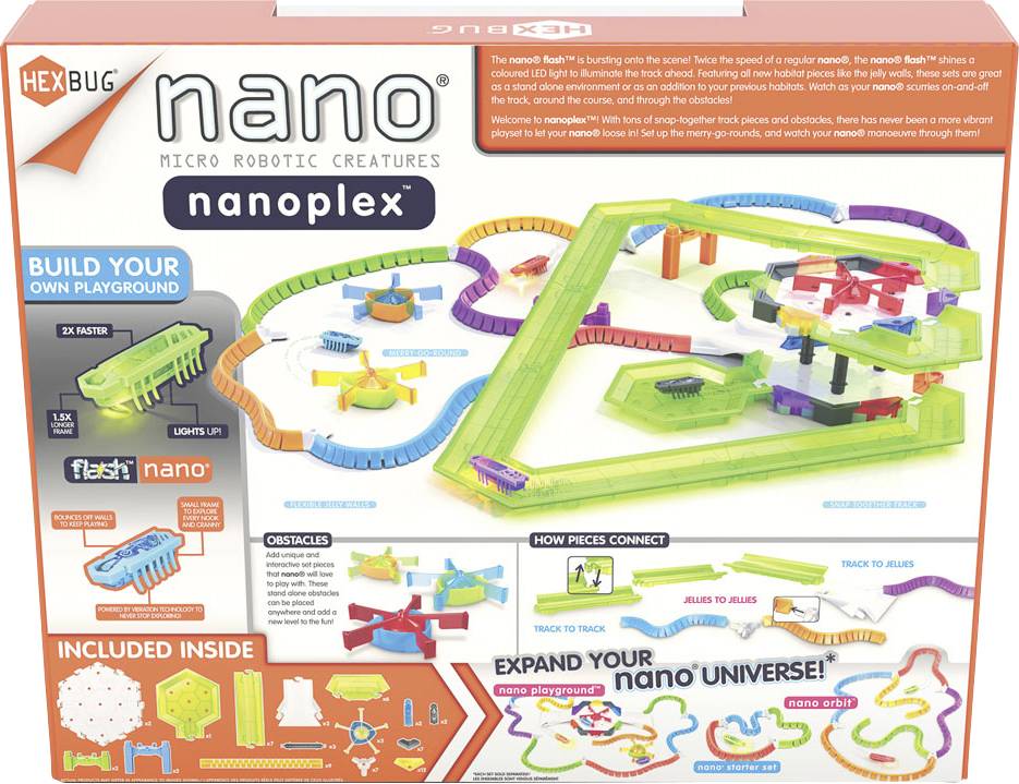 HexBug Nano Flash Nanoplex-Habitat 67-teilig Spielzeug Roboter