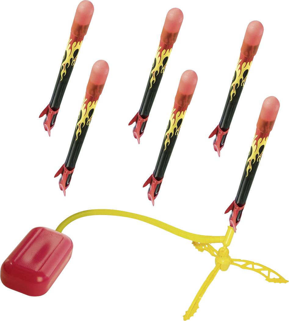 Stomp Rocket 365040 X-Treme, 6 Rockets Spielzeug 1 St.