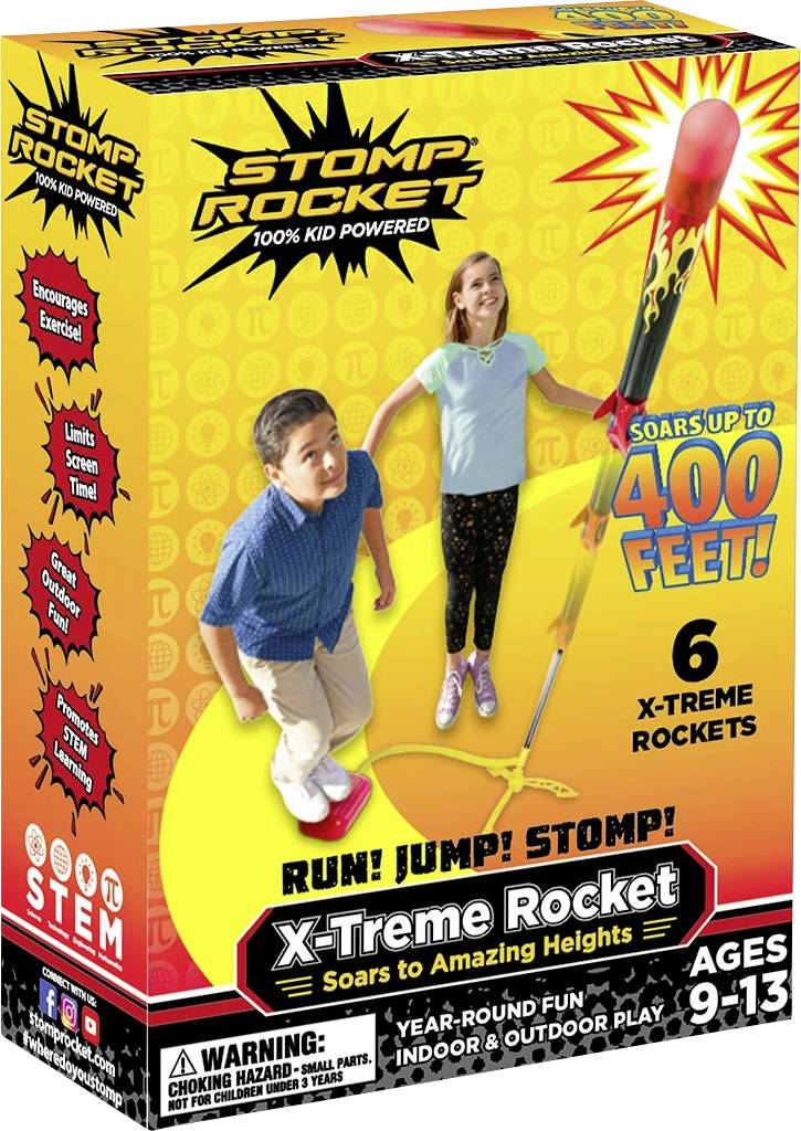 Stomp Rocket 365040 X-Treme, 6 Rockets Spielzeug 1 St.