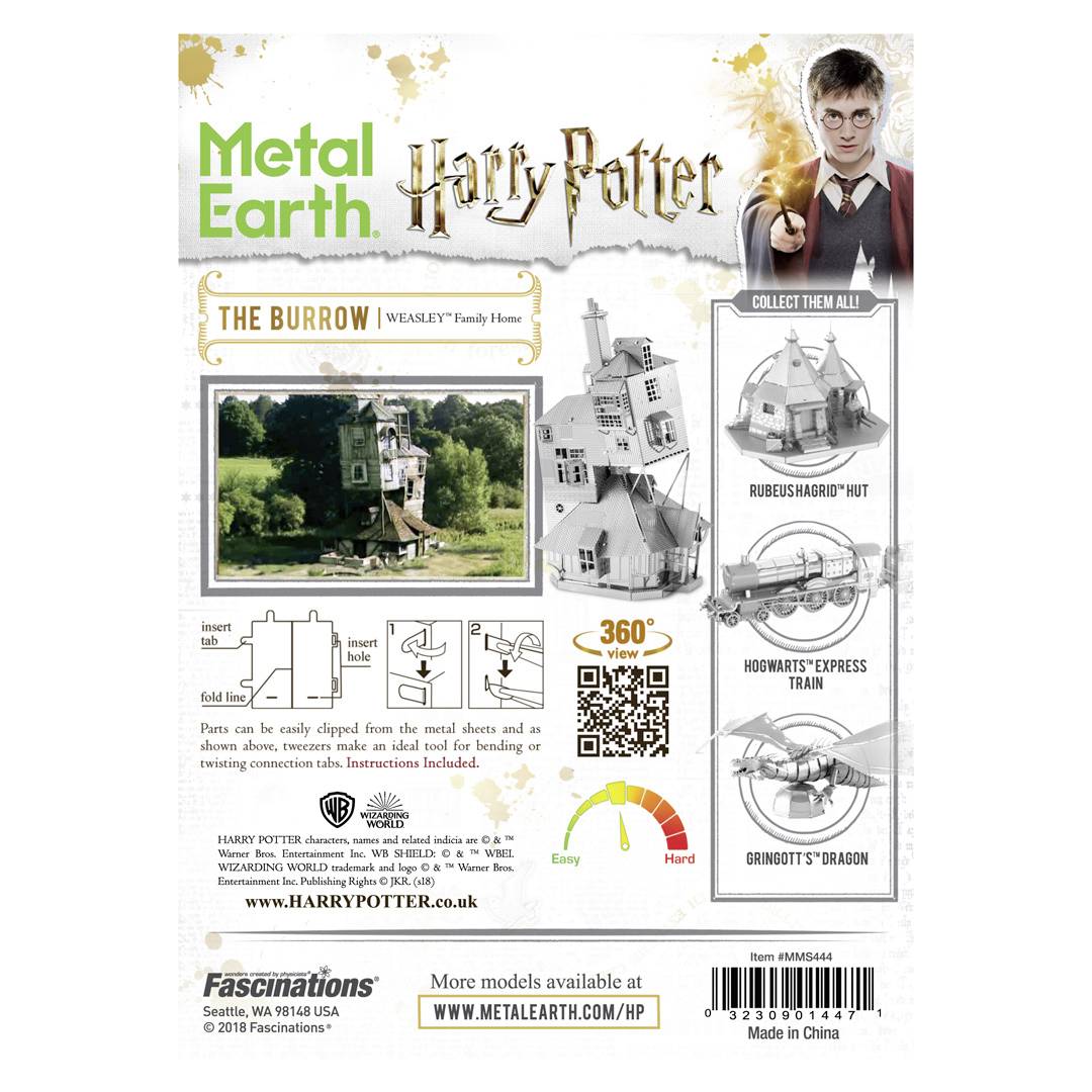 Metal Earth Harry Potter the Burrow Metallbausatz