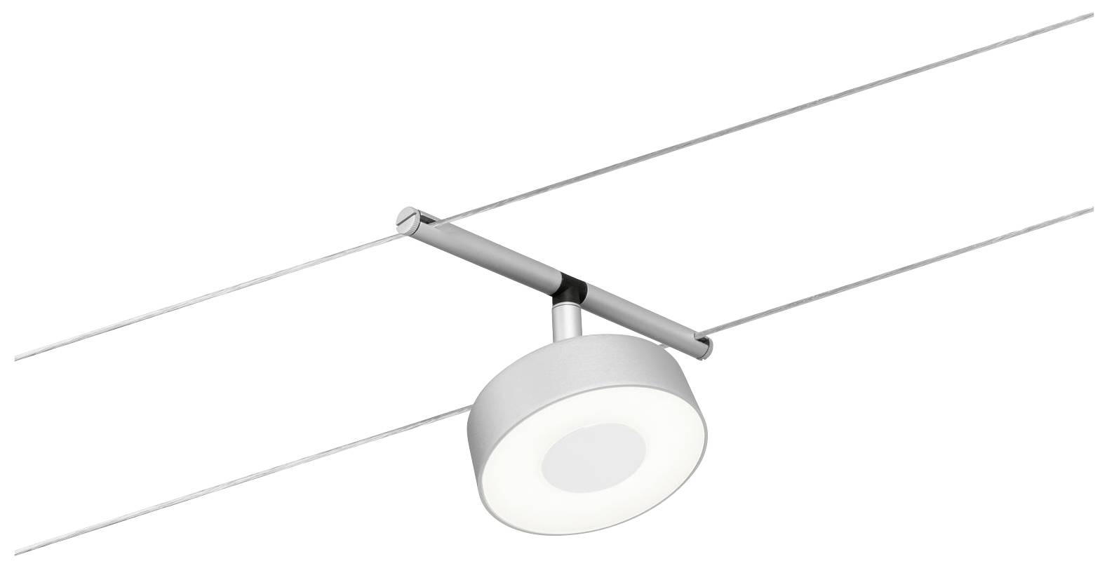 Paulmann WS DC Circle Niedervolt-Seilsystem-Leuchte LED Chrom (matt), Chrom