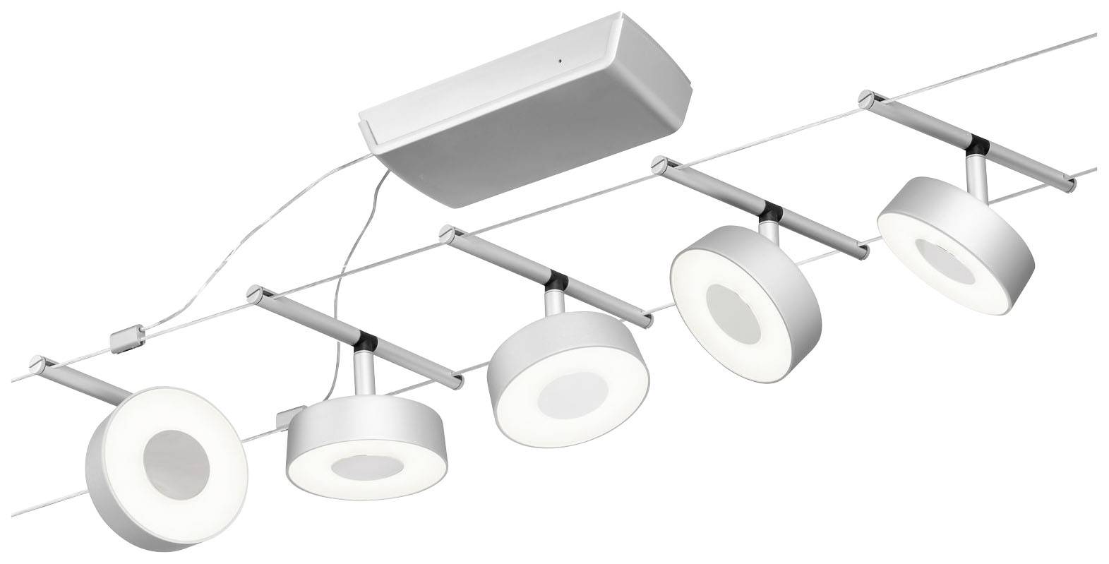 Paulmann WS DC Circle Seil-Komplettsystem Chrom (matt), Chrom