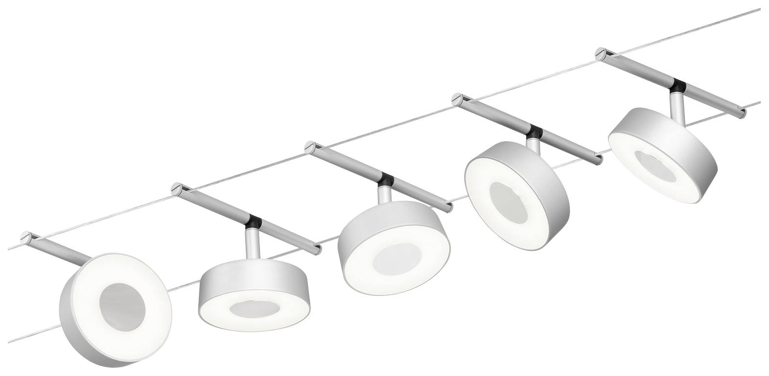 Paulmann WS DC Circle Seil-Komplettsystem Chrom (matt), Chrom