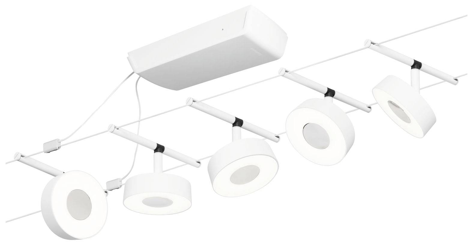 Paulmann WS DC Circle Seil-Komplettsystem Weiß (matt), Chrom