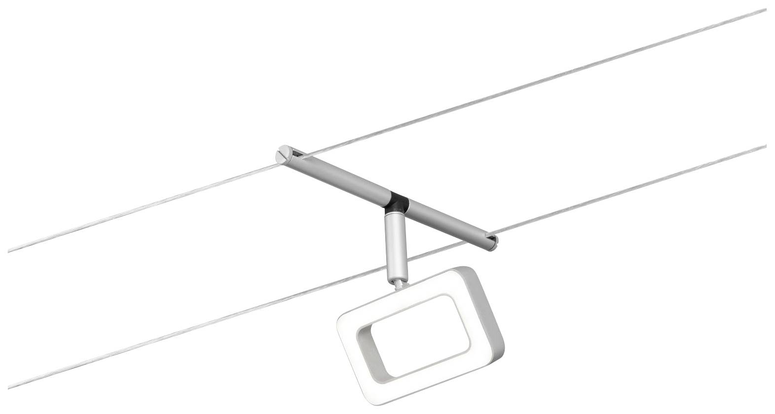 Paulmann WS DC Frame Niedervolt-Seilsystem-Leuchte Chrom (matt), Chrom