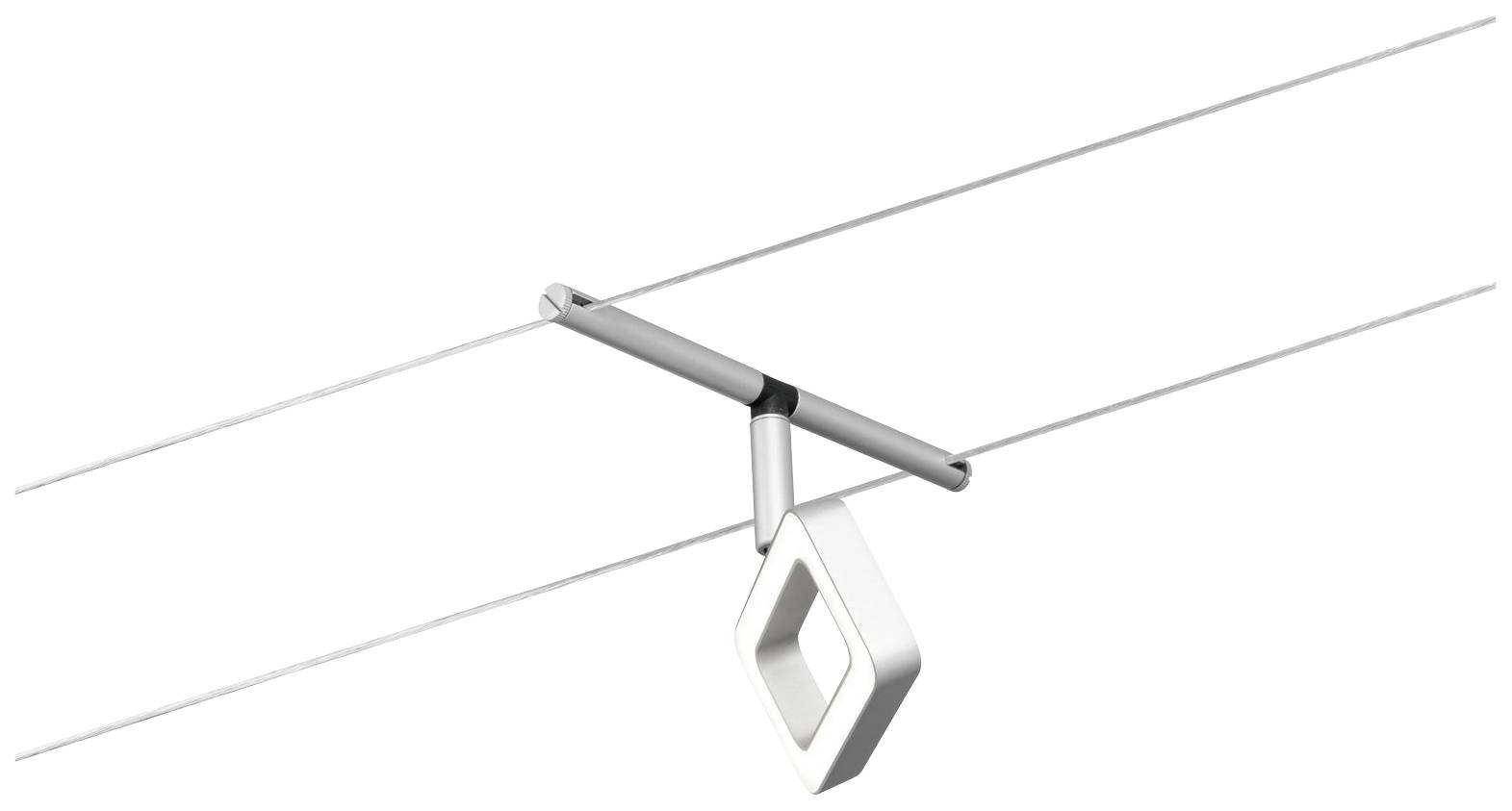 Paulmann WS DC Frame Niedervolt-Seilsystem-Leuchte Chrom (matt), Chrom