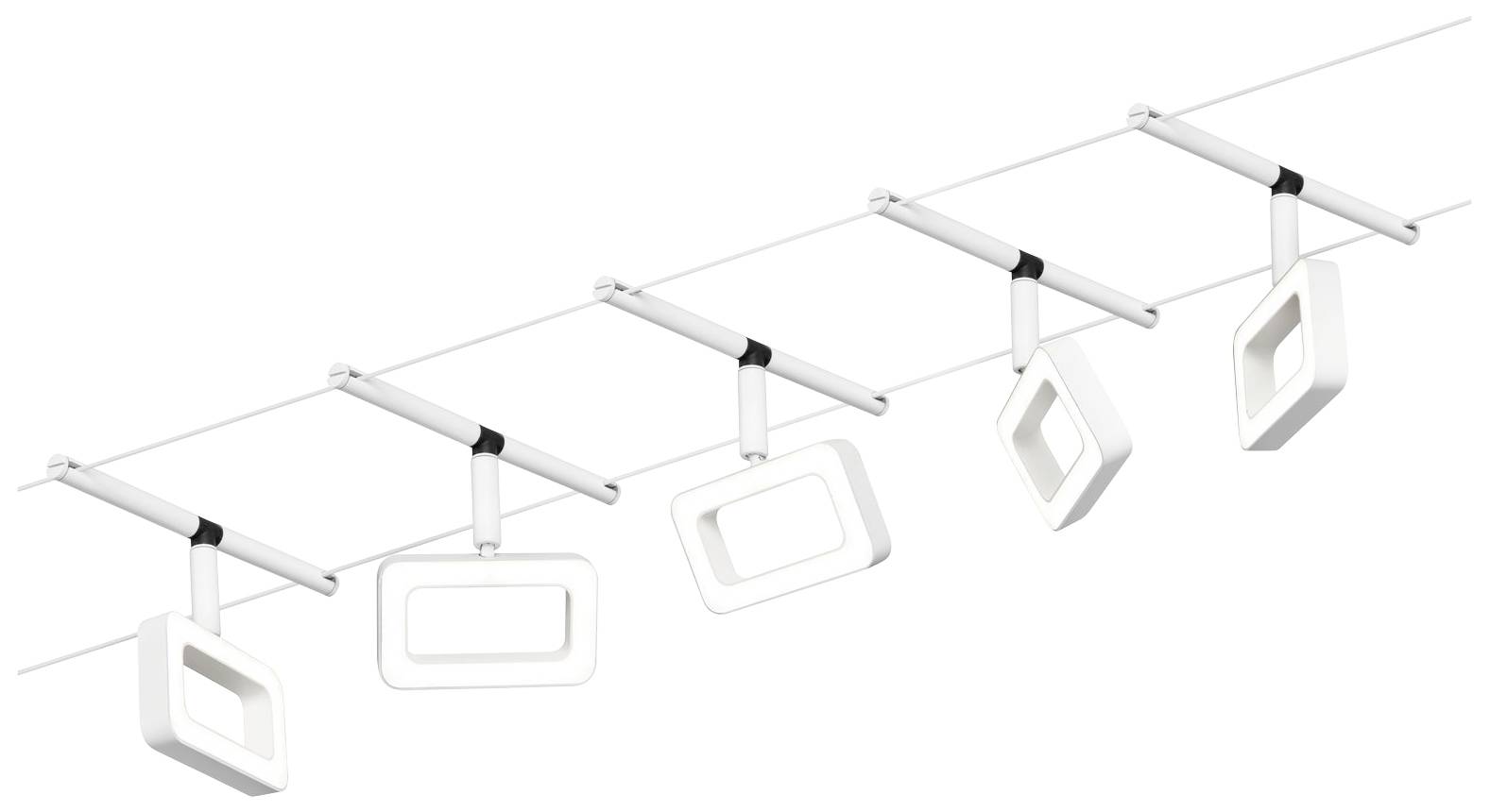 Paulmann WS DC Frame Seil-Komplettsystem Weiß (matt), Chrom