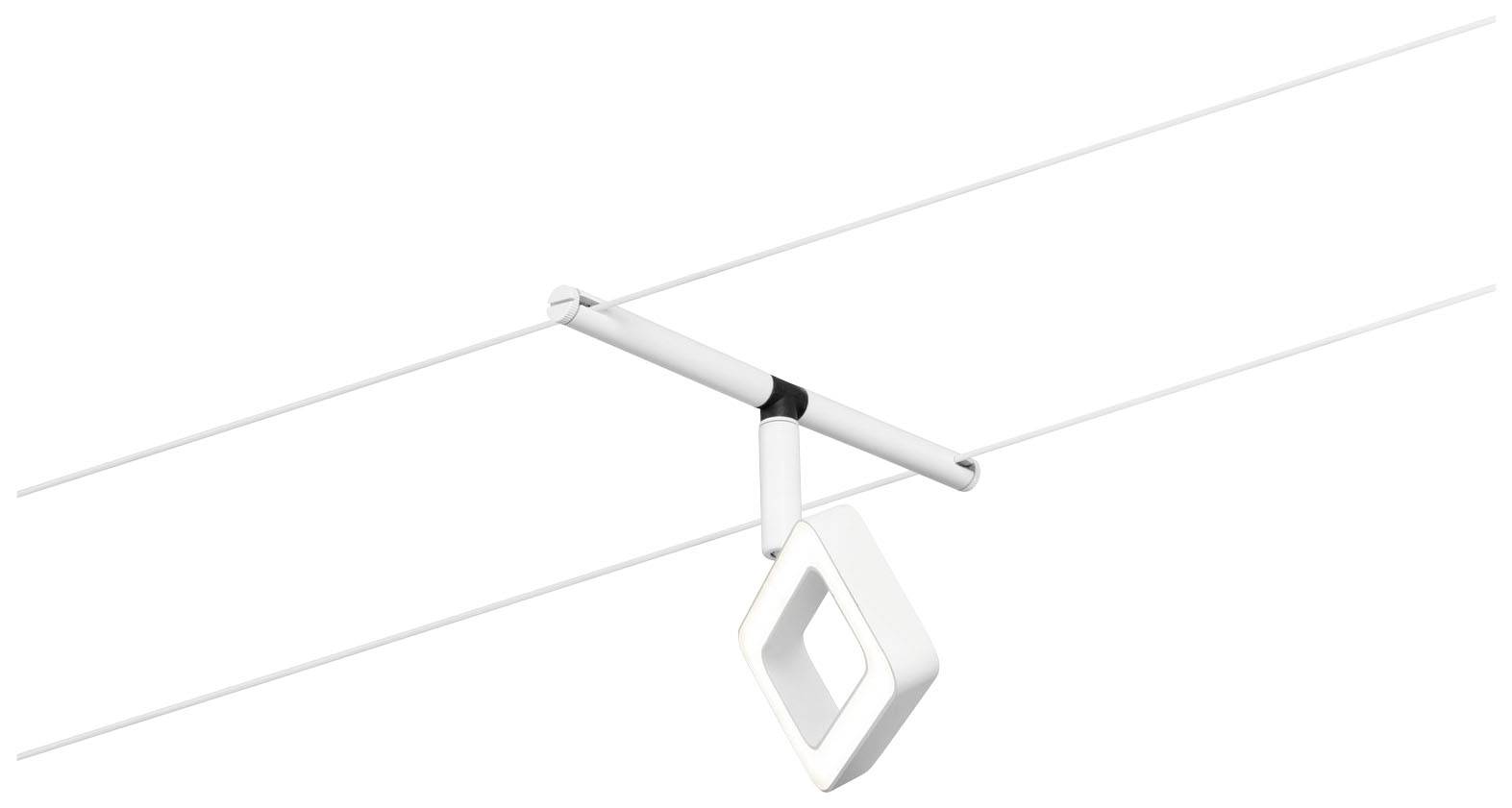 Paulmann WS DC Frame Niedervolt-Seilsystem-Leuchte Weiß (matt), Chrom