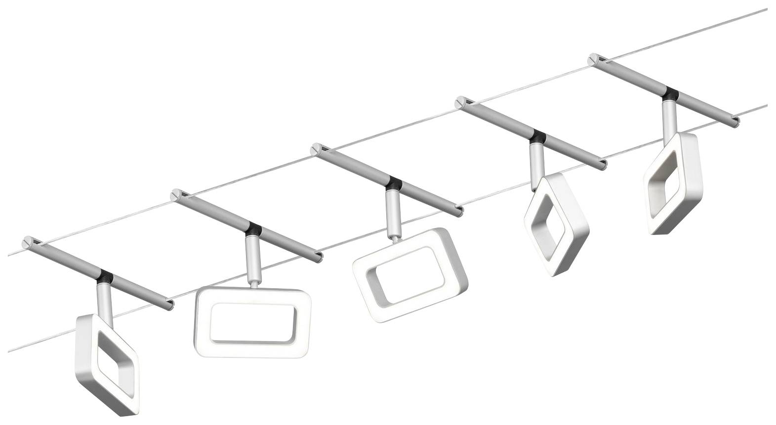 Paulmann WS DC Frame Seil-Komplettsystem Chrom (matt), Chrom