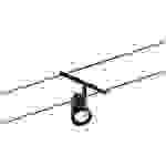 Paulmann WireDC Spot Cup Niedervolt-Seilsystem-Leuchte GU5.3 Schwarz (matt), Chrom