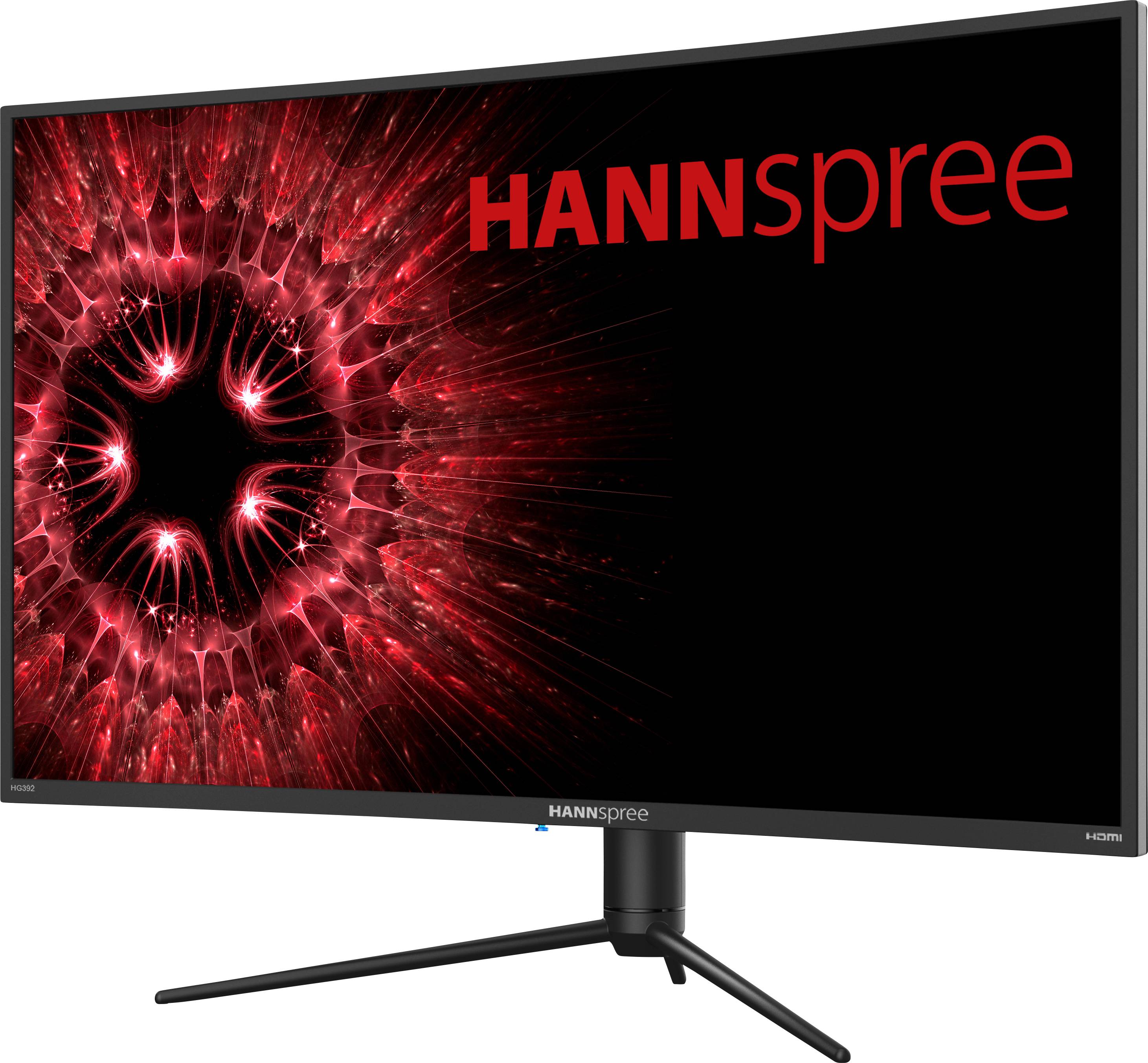 Hannspree HG392PCB Curved WQHD LED-Monitor EEK G (A - G) 97.8 cm (38.5 Zoll) 2560 x 1440 Pixel 16:9 5 ms HDMI®, DisplayPort, Audio-Line-in VA LED