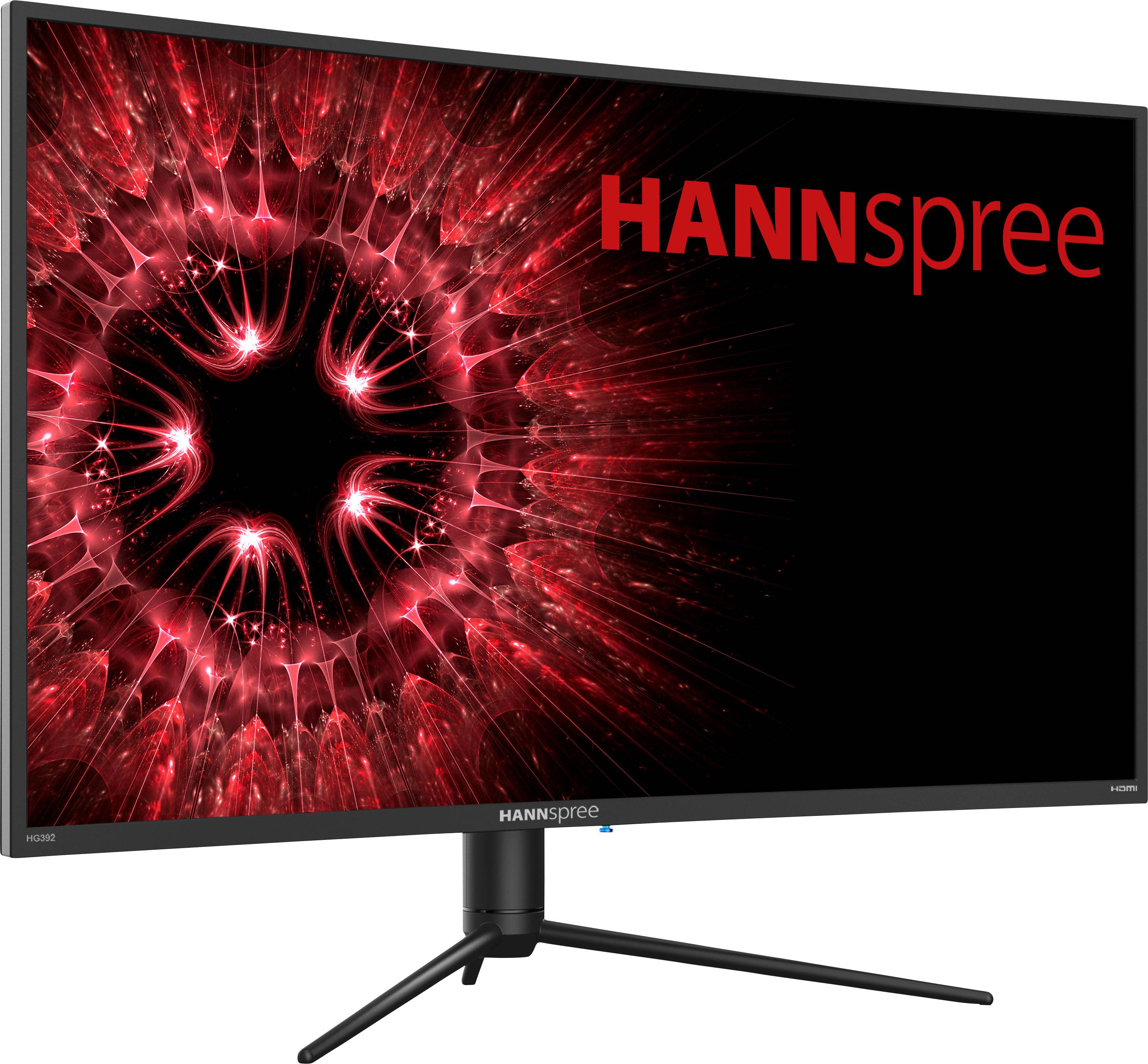 Hannspree HG392PCB Curved WQHD LED-Monitor EEK G (A - G) 97.8 cm (38.5 Zoll) 2560 x 1440 Pixel 16:9 5 ms HDMI®, DisplayPort, Audio-Line-in VA LED