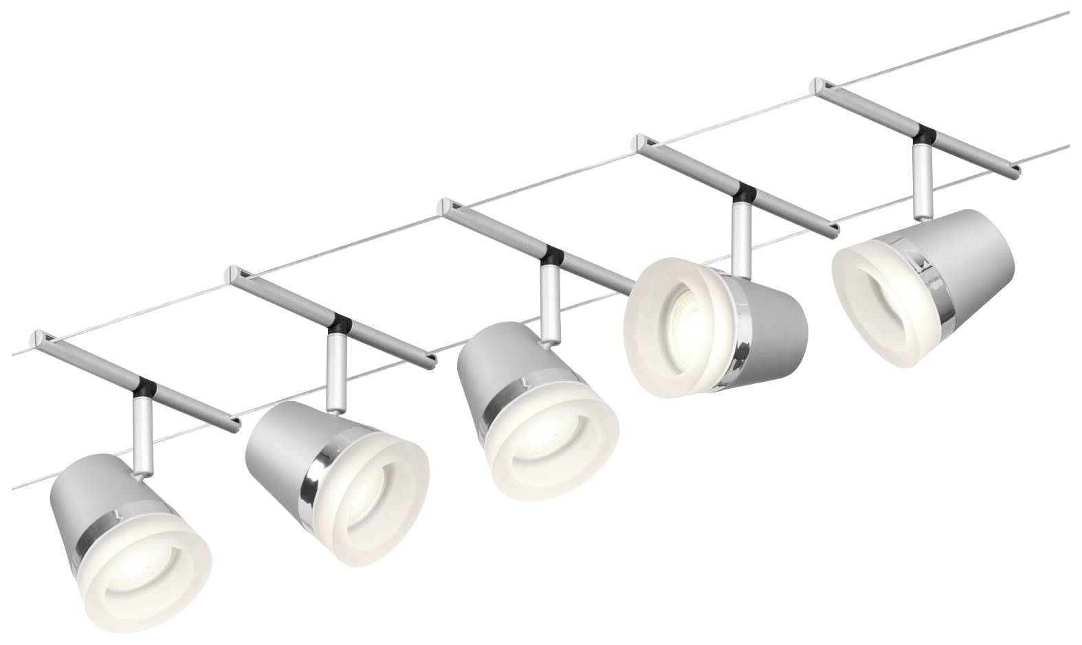 Paulmann WireDC Set Cone Seil-Basissystem GU5.3 Chrom (matt), Chrom