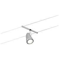 Paulmann WireDC Spot Cup Niedervolt-Seilsystem-Leuchte GU5.3 Chrom (matt), Chrom Paulmann WireDC Spot Cup Niedervolt-Seilsystem-Leuchte GU5.3 Chrom (matt), Chrom