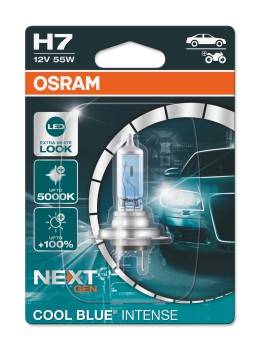 Osram Automotive 4062172395038 Halogen Leuchtmittel COOL BLUE® INTENSE H7 55 W 12 V