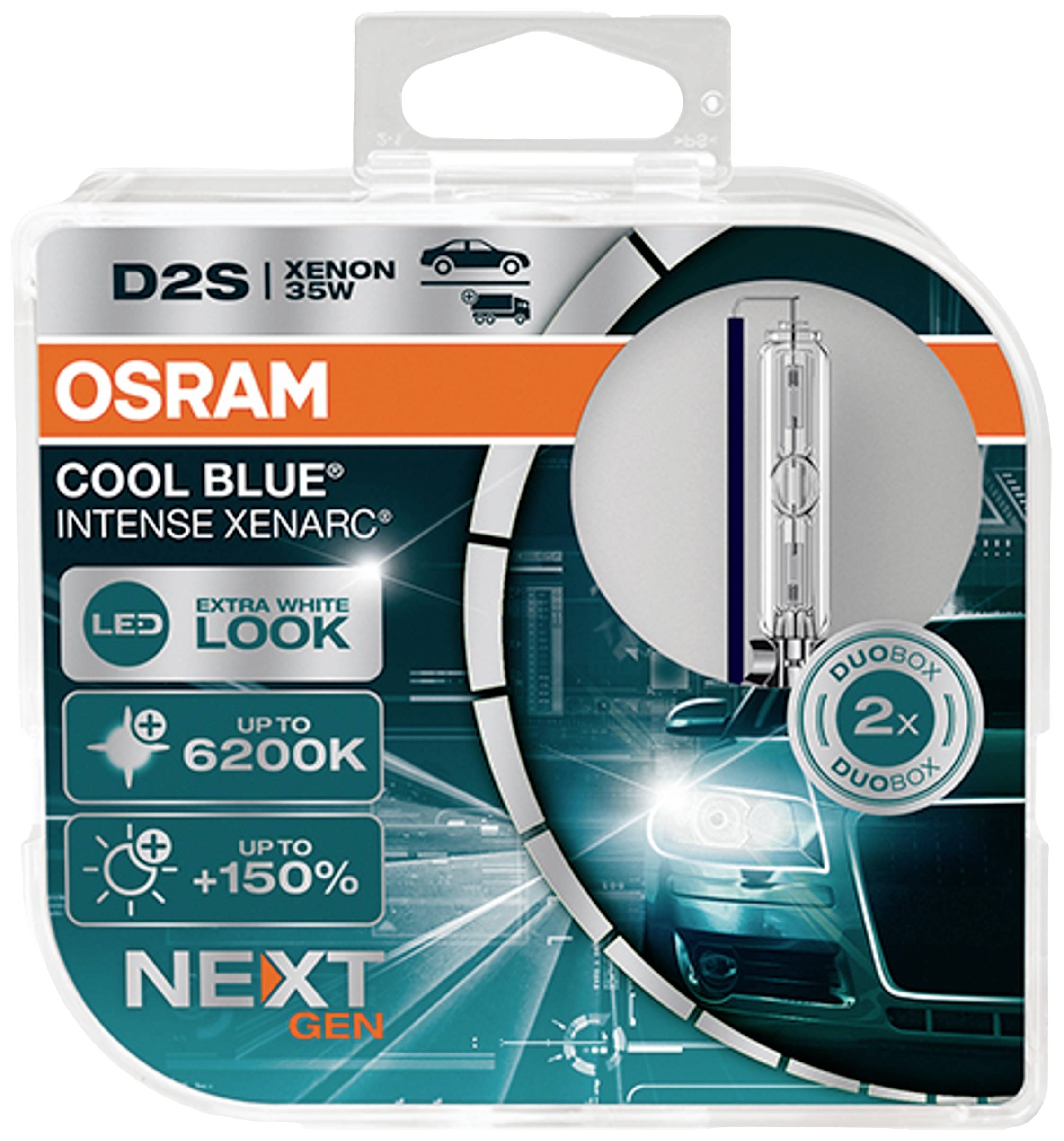 OSRAM 66240CBN-HCB Xenon Leuchtmittel Xenarc Cool Blue D2S 35W 85V