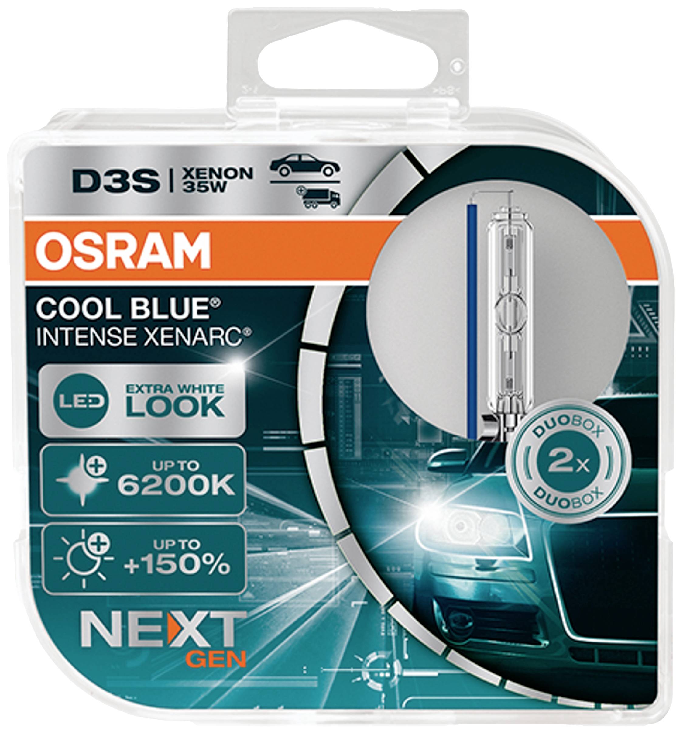 Osram Automotive 4062172397674 Xenon Leuchtmittel Xenarc Cool Blue D3S 35W 42V