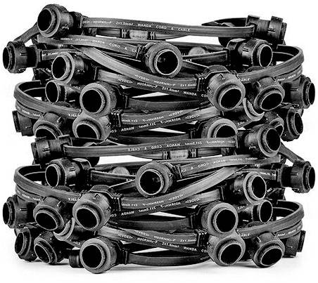 LEDmaxx Illu-22-v2 Party-Lichterkette Innen/Außen netzbetrieben Anzahl Leuchtmittel 60 LED Beleuchtete Länge: 20m