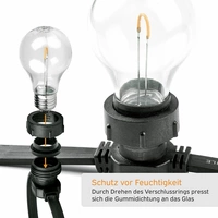 LEDmaxx Illu-30-v2 Party-Lichterkette Innen/Außen netzbetrieben Anzahl Leuchtmittel 30 LED Beleuchtete Länge: 30m LEDmaxx Illu-30-v2 Party-Lichterkette Innen/Außen netzbetrieben Anzahl Leuchtmittel 30 LED Beleuchtete Länge: 30m