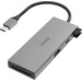 Hama 6 Port USB-C® (USB 3.2 Gen 2) Multiport Hub Grau