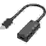 Hama 00200332 Mini-DisplayPort / HDMI Adapter [1x UK-Stecker - 1x Mini-DisplayPort Stecker] Schwarz