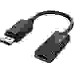 Hama 00200335 DisplayPort / HDMI Adapter [1x UK-Stecker - 1x DisplayPort Stecker] Schwarz