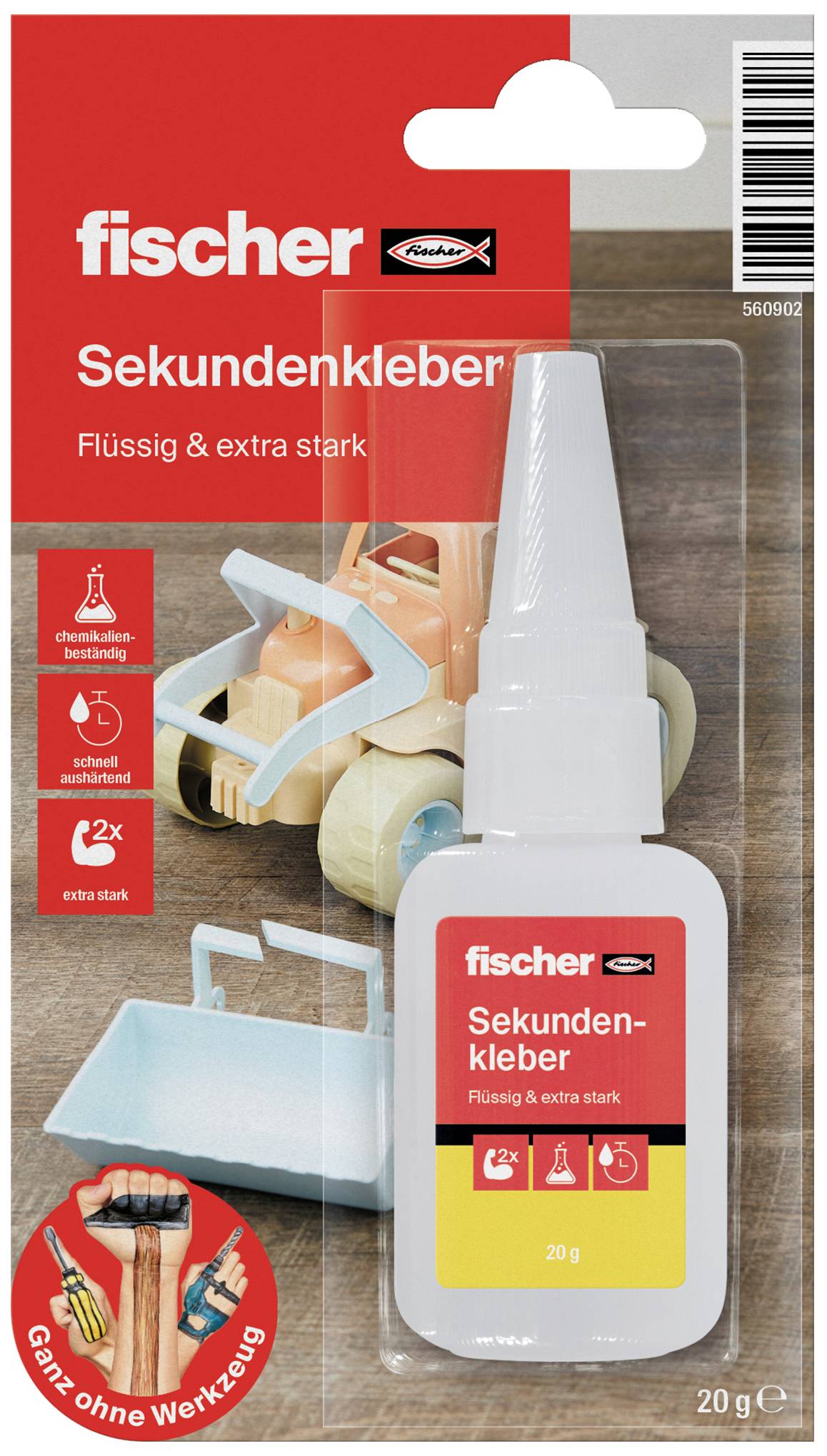 Fischer GOW Sekundenkleber 560902 20g