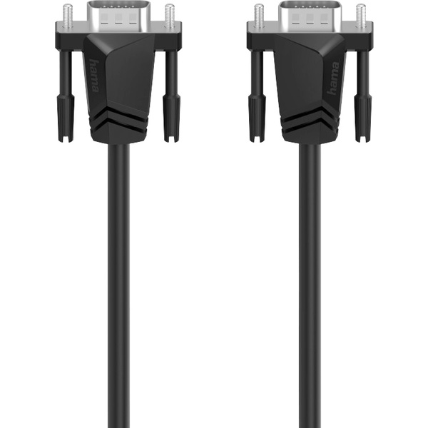 Hama VGA Anschlusskabel VGA 15pol. Stecker, VGA 15pol. Stecker 1.50 m Schwarz 00200707 VGA-Kabel