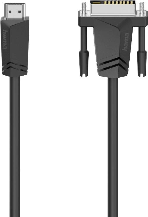 Hama HDMI / DVI Adapterkabel HDMI-A Stecker, DVI-D 18+1pol. Stecker 1.50 m Schwarz 00205018 HDMI-Ka