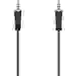 Hama 00205116 Jack Audio/phono Cable [1x Jack plug 3.5 mm - 1x Jack plug 3.5 mm] 5 m Black