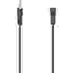 Hama 00205120 Klinke Audio Verlängerungskabel [1x UK-Stecker - 1x Klinkenbuchse 3.5 mm] 3m Schwarz