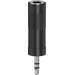 Hama 00205196 Klinke Audio Adapter [1x Klinkenbuchse 6.35 mm - 1x Klinkenstecker 3.5 mm] Schwarz
