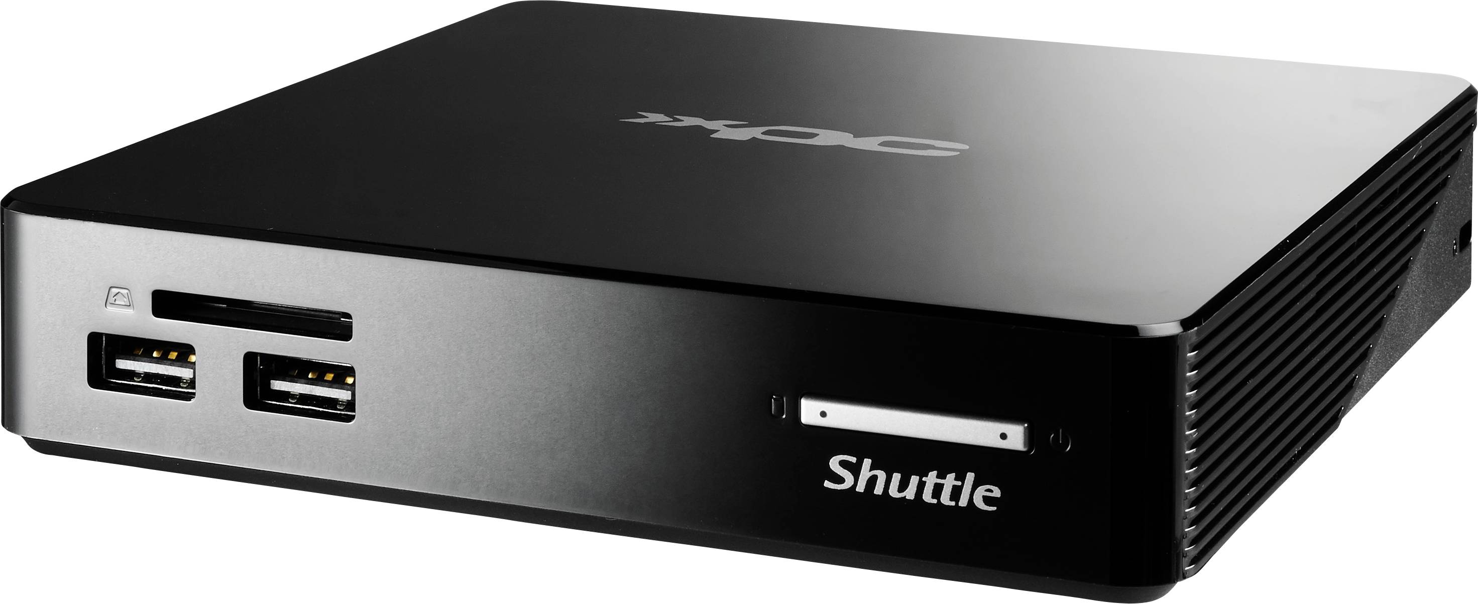 Shuttle Android Mini-PC NS02EV2 Rockchip RK3368 2GB RAM 16GB eMMC Imagination PowerVR SGX6110 Unterstützt Power over Ethernet