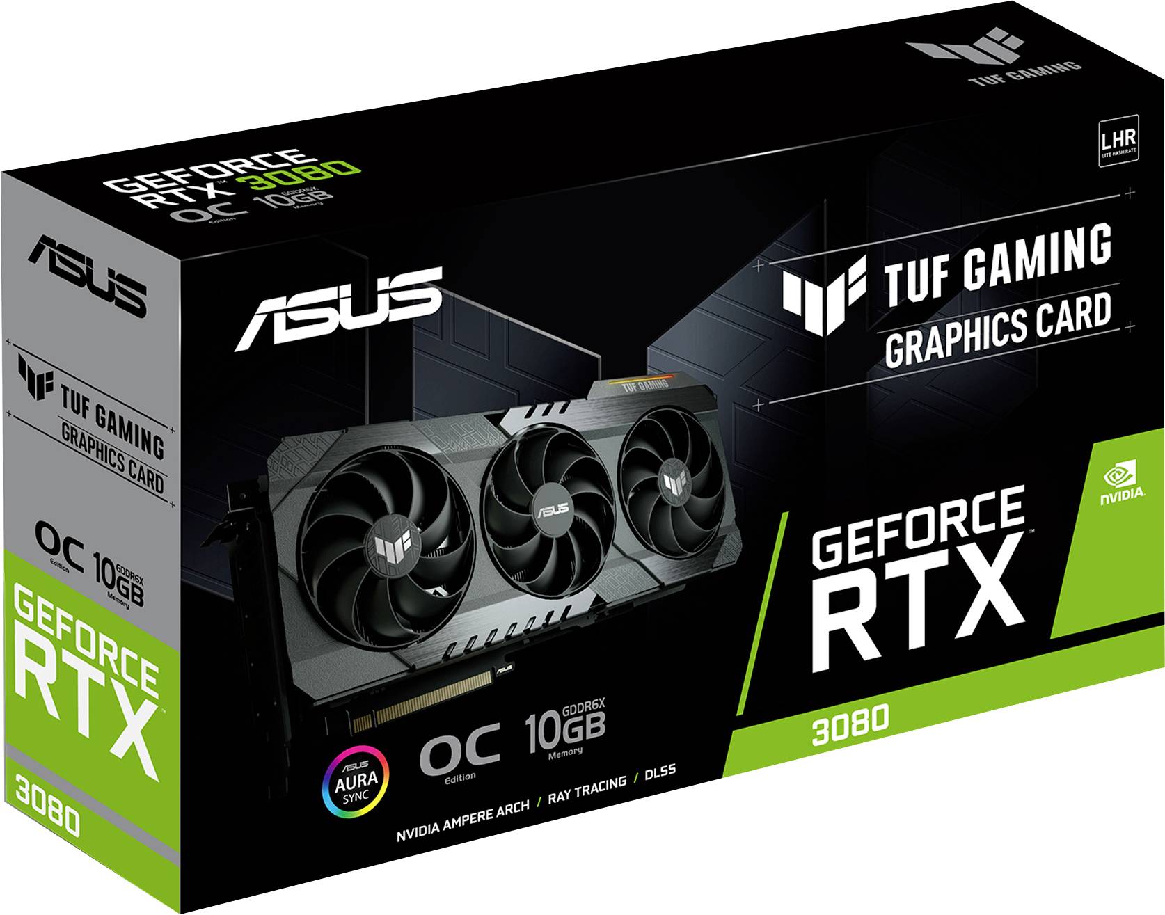 Asus Grafikkarte Nvidia GeForce RTX 3080 Gaming Overclocked 10 GB GDDR6X-RAM PCIe HDMI®, DisplayPor