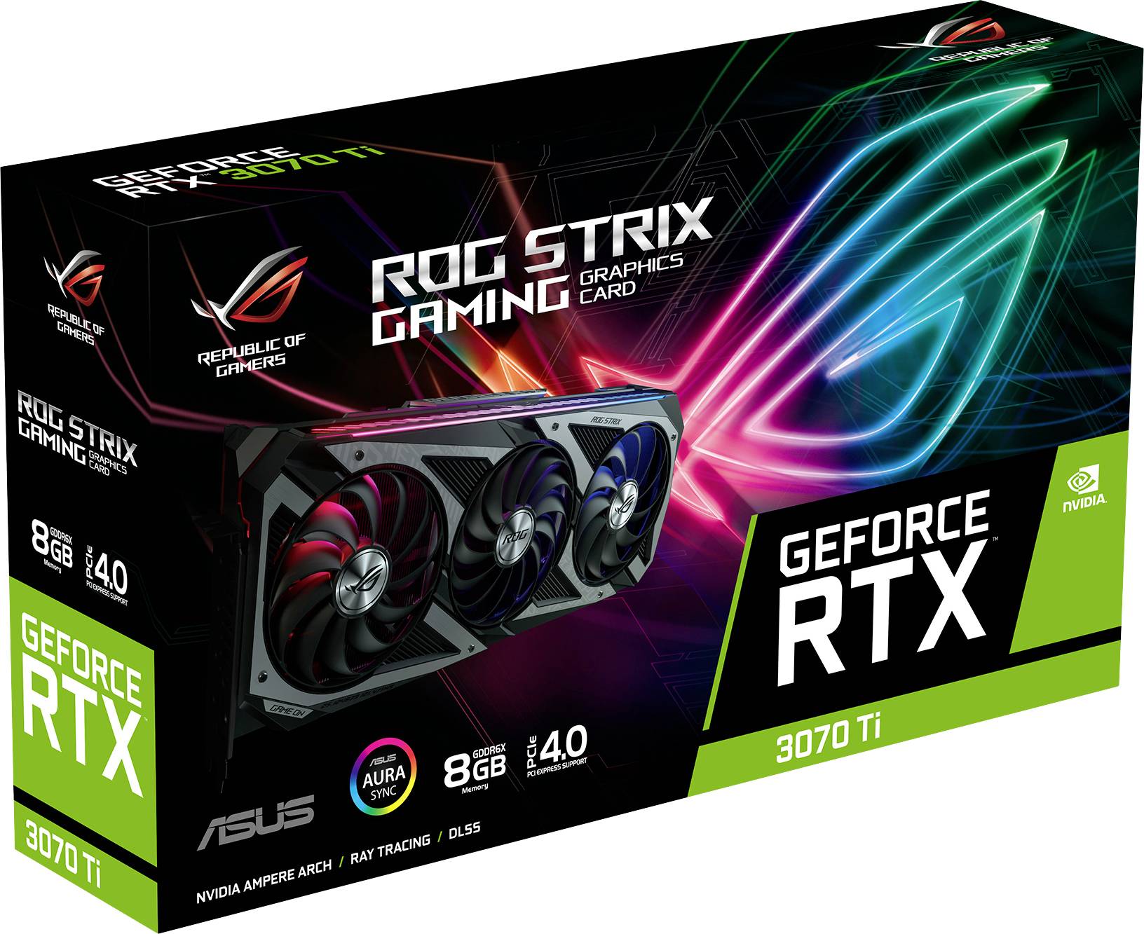 Asus Grafikkarte Nvidia GeForce RTX 3070 Ti Strix 8 GB GDDR6X-RAM PCIe HDMI®, DisplayPort RGB Beleuchtung