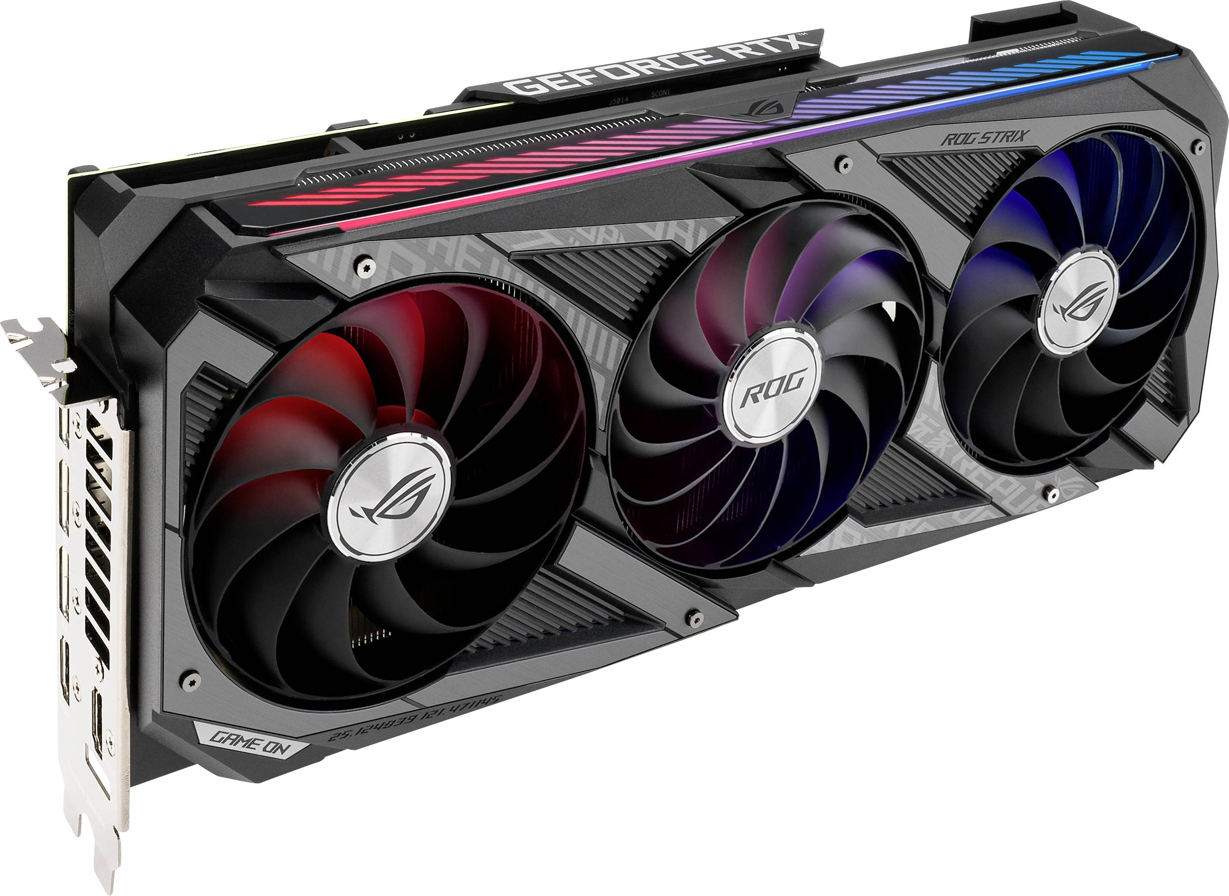 Asus Grafikkarte Nvidia GeForce RTX 3070 Ti Strix 8 GB GDDR6X-RAM PCIe HDMI®, DisplayPort RGB Beleuchtung