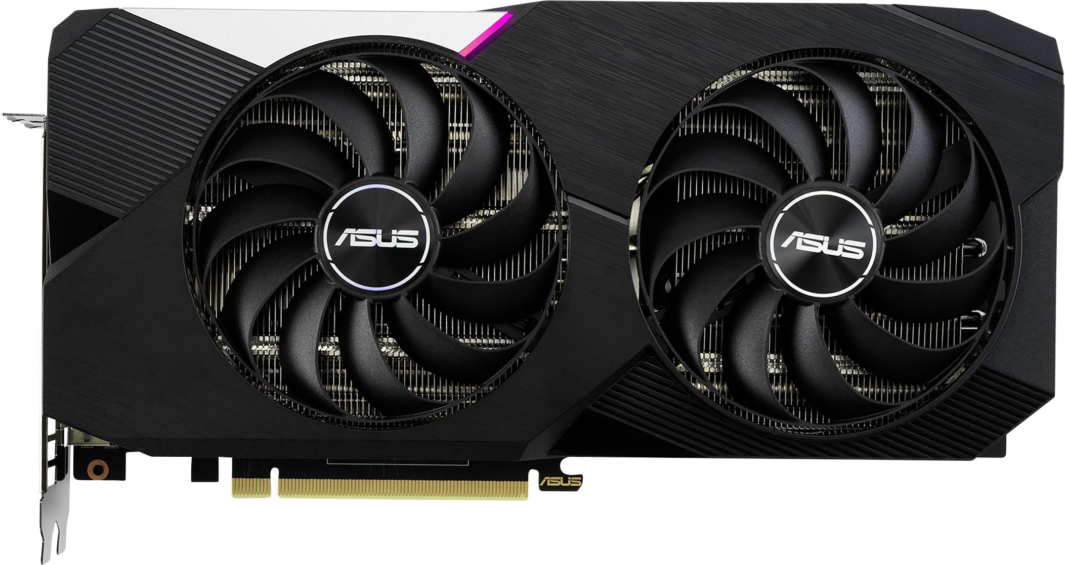 Asus Grafikkarte Nvidia GeForce RTX 3060 Ti Dual Overclocked 8 GB GDDR6-RAM PCIe HDMI®, DisplayPort RGB Beleuchtung