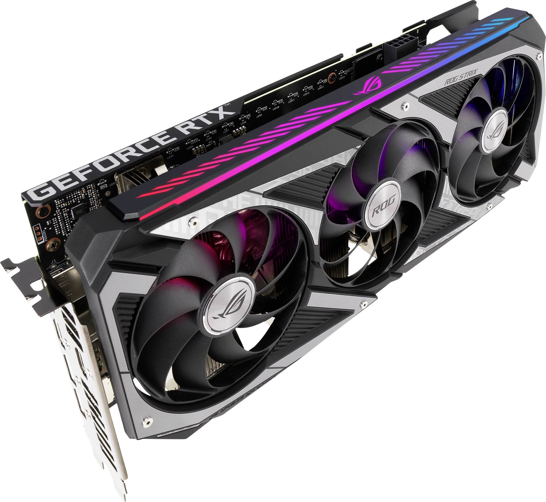 Asus Grafikkarte Nvidia GeForce RTX 3060 Strix 12 GB GDDR6-RAM PCIe HDMI®, DisplayPort RGB Beleuchtung