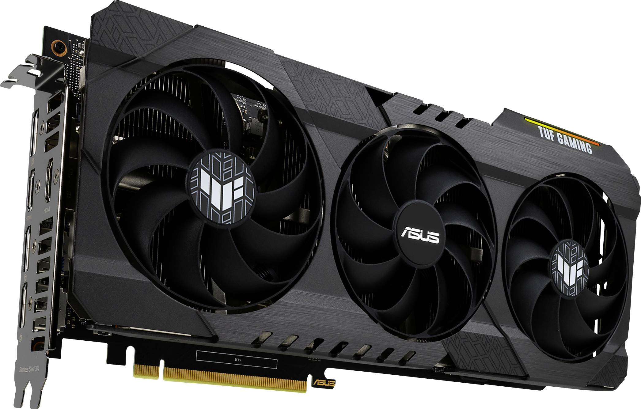Asus Grafikkarte Nvidia GeForce RTX 3060 Gaming Overclocked 12 GB GDDR6-RAM PCIe HDMI®, DisplayPort RGB Beleuchtung