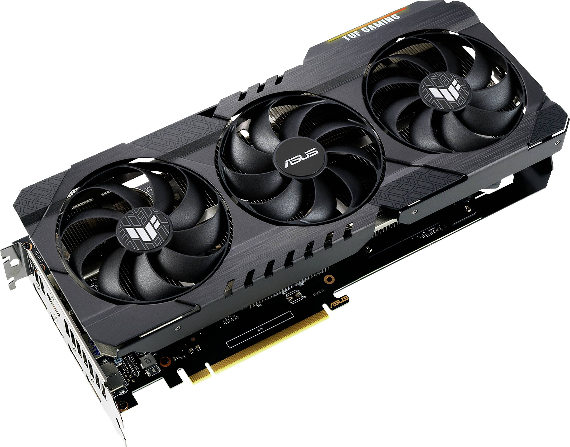 Asus Grafikkarte Nvidia GeForce RTX 3060 Gaming Overclocked 12 GB GDDR6-RAM PCIe HDMI®, DisplayPort RGB Beleuchtung