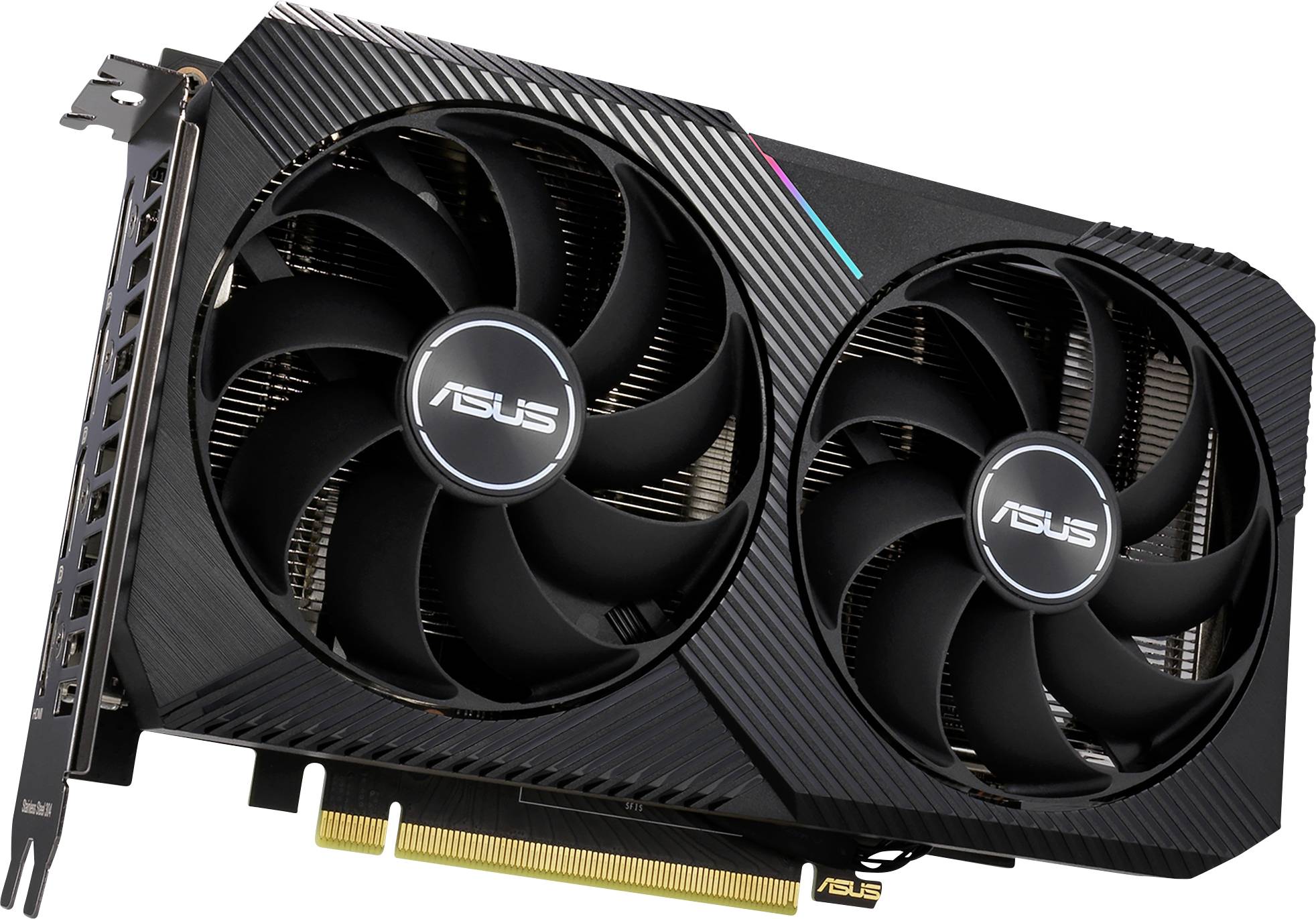 Asus Grafikkarte Nvidia GeForce RTX 3060 Dual 12 GB GDDR6-RAM PCIe HDMI®, DisplayPort RGB Beleuchtung