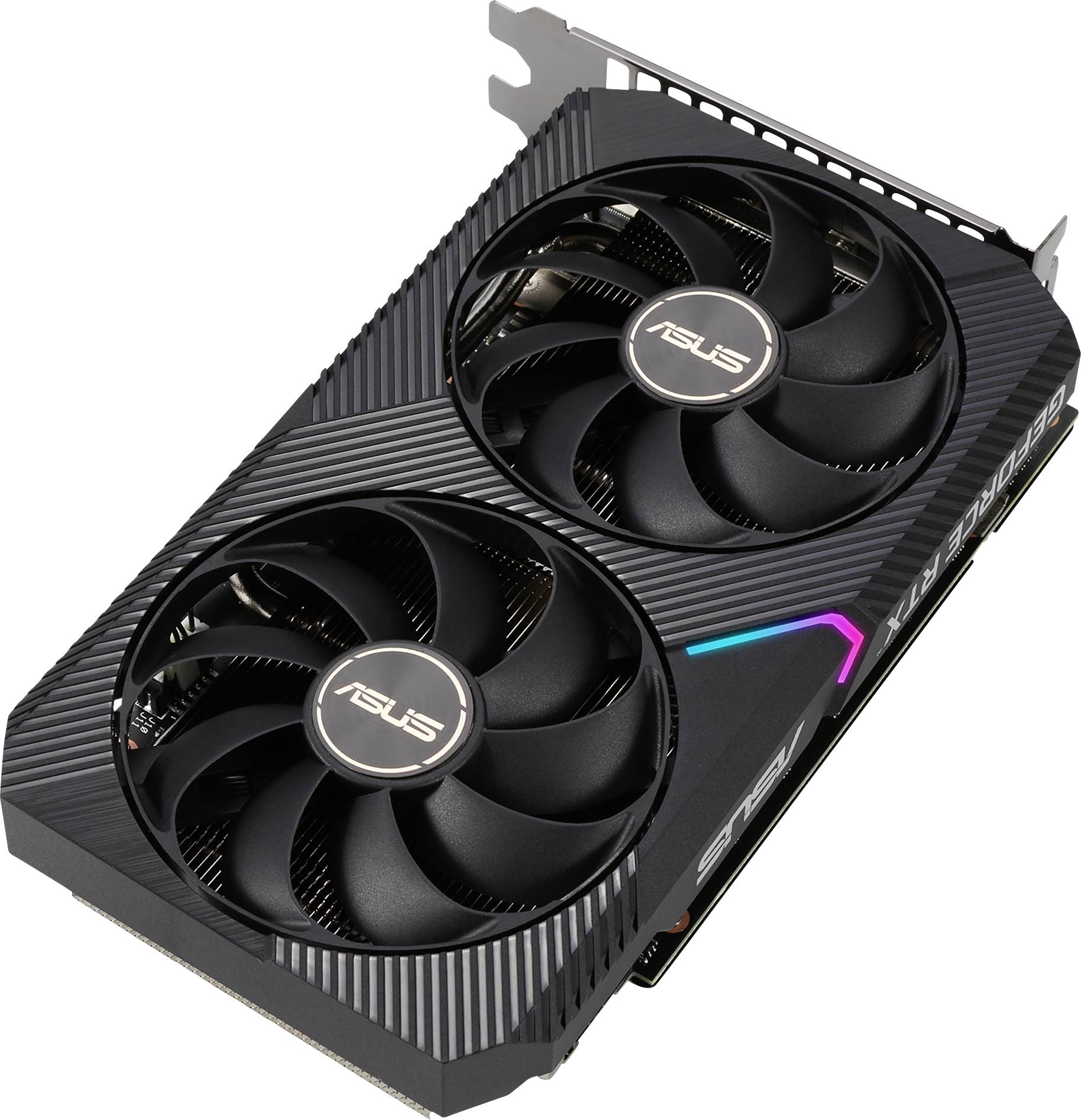 Asus Grafikkarte Nvidia GeForce RTX 3060 Dual 12 GB GDDR6-RAM PCIe HDMI®, DisplayPort RGB Beleuchtung
