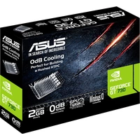 Asus Grafikkarte Nvidia GeForce GT730 2GB GDDR5-RAM PCIe HDMI®, DVI Low Profile, Passiv gekühlt Asus Grafikkarte Nvidia GeForce GT730 2GB GDDR5-RAM PCIe HDMI®, DVI Low Profile, Passiv gekühlt