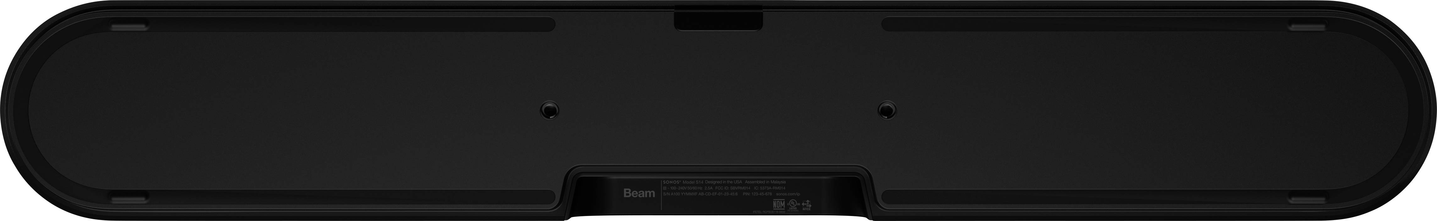 Sonos Beam (Gen 2), Schwarz, Black with matte finish, Amazon Alexa & Google Assistant, Verkabelt & Kabellos, 8