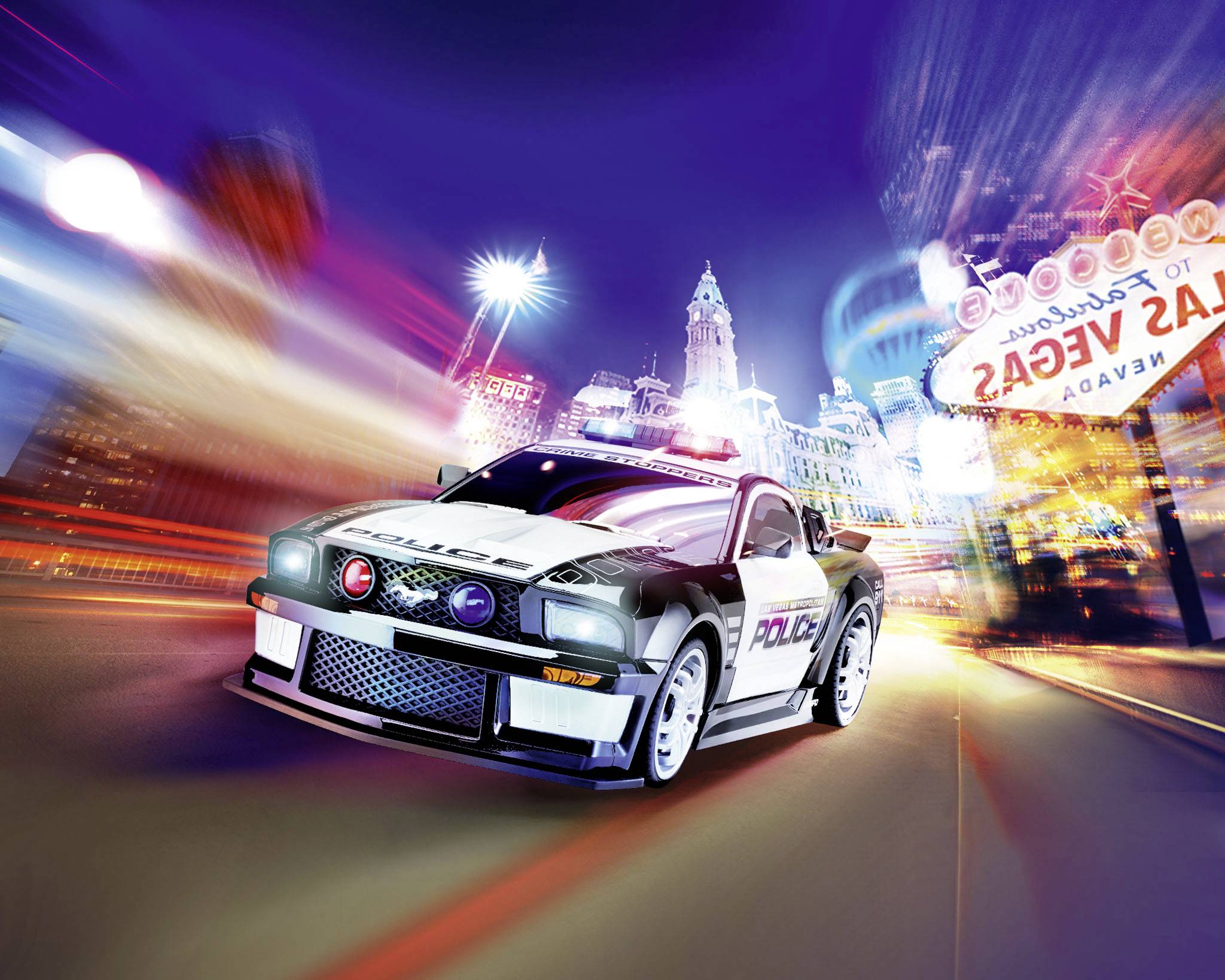 Revell 24665 RV RC Car Ford Mustang Police 1:12 RC Einsteiger Modellauto